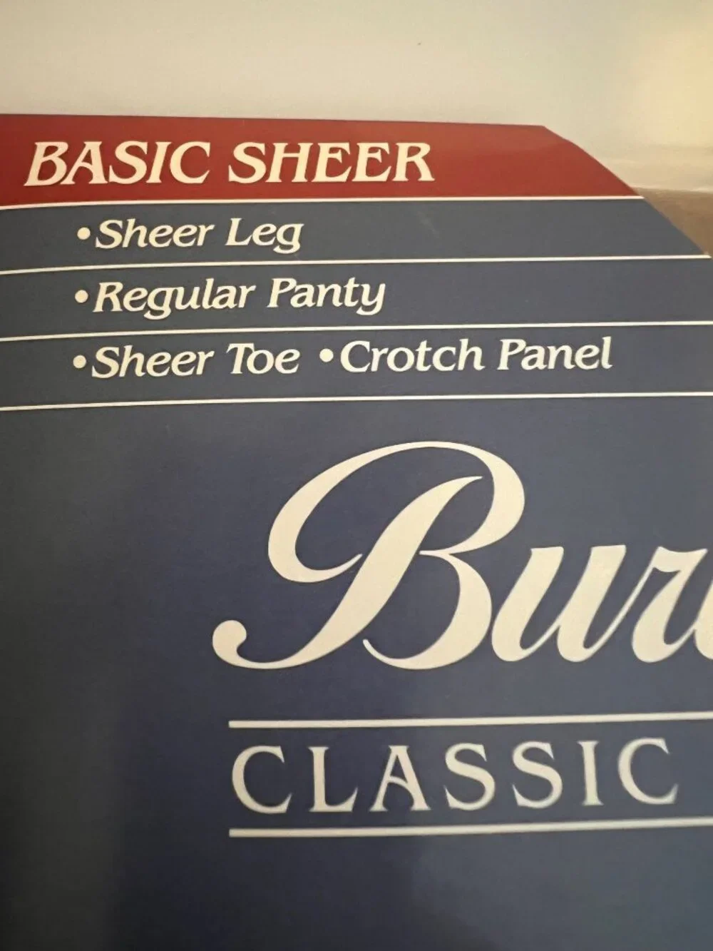 Pantyhose Sheer Queen 3 Vintage Burlington Wild Rice Set of 2 NEW